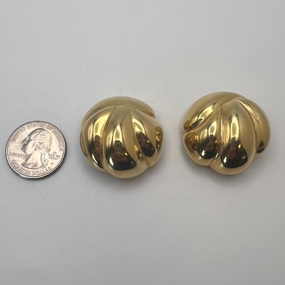 Fernando Originals Large Dome CLIP Earrings - Picture 2 of 4